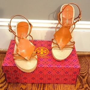 Tory Burch Diamond Patch Espadrille Wedge